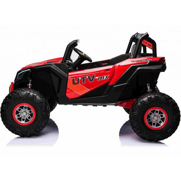 Rutas CR58 UTV Doha 24V Rojo - Llantas de hule - Asiento plástico doble - 4x4 con Control Remoto