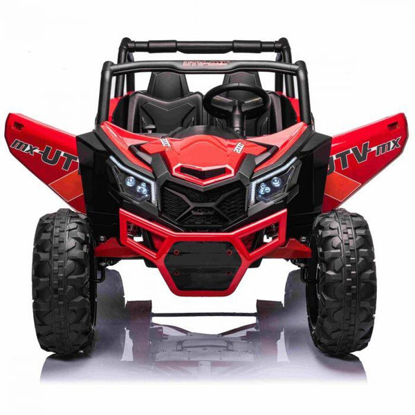 Rutas CR58 UTV Doha 24V Rojo - Llantas de hule - Asiento plástico doble - 4x4 con Control Remoto