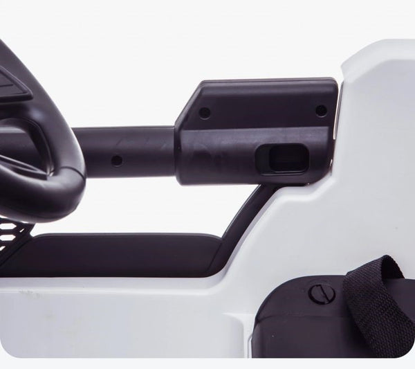 2022 Rutas CR58 Jeep Wrangler Rubicon 4x2 -Color blanco - 12V - Llantas Plásticas - con Control Remoto - Dos asientos plásticos.